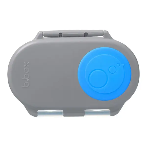 Desiatový box malý - modrý/sivý