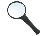 Lupa ruční TIPA - rozbaleno - pošjozený obal, rýha na spodní straně lupy