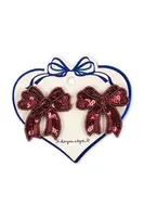 Dětské sponky Konges Sløjd 2 PACK SEQUIN BOW HAIR CLIP 2-pack KS104183