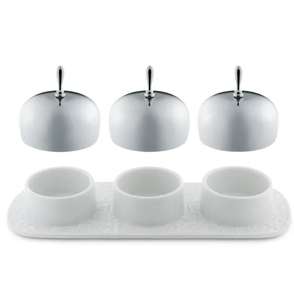 Designová dóza na máslo Dressed, prům. 12 cm - Alessi