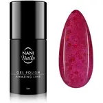 NaniNails NANI Amazing Line gelový lak na nehty odstín Crimson Confetti 5 ml