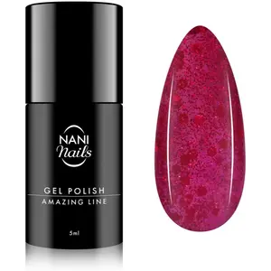 NaniNails NANI Amazing Line gelový lak na nehty odstín Crimson Confetti 5 ml