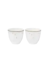 Girlander hrnek bez ouška 20 cl, 2 ks kolekce Julemorgen - Wik & Walsøe