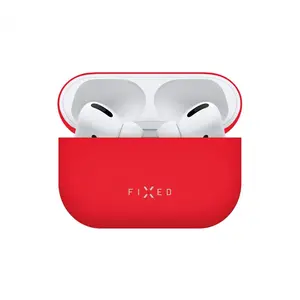 Ultratenké silikonové pouzdro FIXED Silky pro Apple AirPods 4, červená