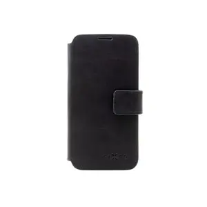 Kožené pouzdro typu kniha FIXED ProFit pro Samsung Galaxy S25+, černá