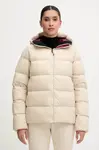 Péřová bunda Peak Performance Frost béžová barva, zimní, G80525