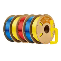 5kg ERYONE High Speed PETG Filament - 2kg Transparent Blue + 2kg Yellow + 1kg Transparent Red