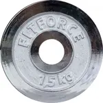Fitforce PLC 1,5 KG x 30 MM Nakládací kotouč, stříbrná, velikost 1,5 KG