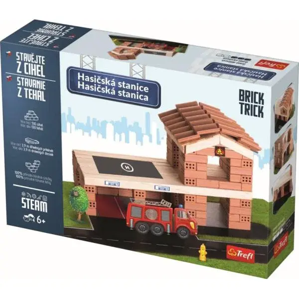 Trefl Brick Trick Stavba hasičská stanice