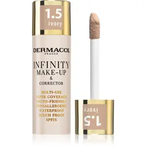 Dermacol Infinity vysoce krycí make-up SPF 15 odstín 1.5 Ivory 20 g