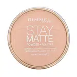 Rimmel London Stay Matte Long Lasting Pressed Powder pudr s matujícím účinkem 002 Pink Blossom 14 g