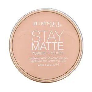Rimmel London Stay Matte Long Lasting Pressed Powder pudr s matujícím účinkem 002 Pink Blossom 14 g