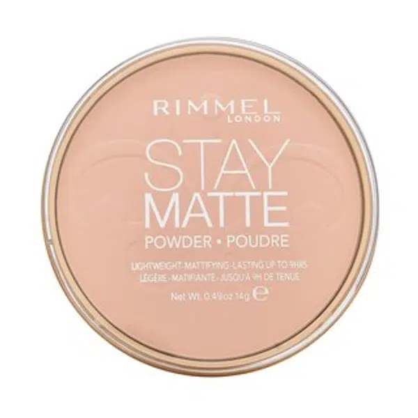 Rimmel London Stay Matte Long Lasting Pressed Powder pudr s matujícím účinkem 002 Pink Blossom 14 g