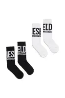 Dětské ponožky Diesel SKM-ZRAYBIPACK SOCKS 2-pack černá barva, 00J4MX