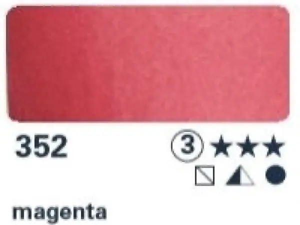 Akvarelová barva Horadam 1/2 – 352 magenta