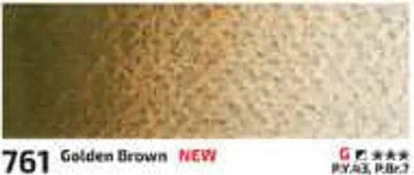 Akvarelová barva Rosa 2,5ml – 761 golden brown