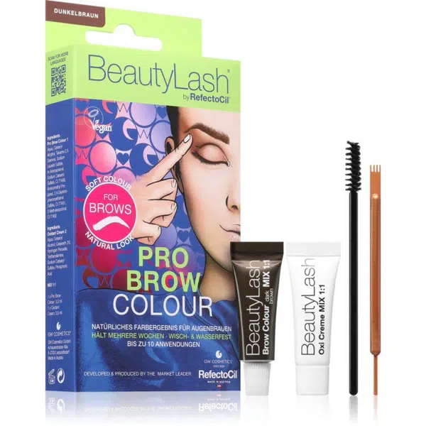 RefectoCil Pro Brow Colour barva na obočí odstín Dark Brown 1 ks