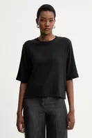 Tričko Sessun dámské, černá barva, 22608003