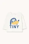 Dětské bavlněné tričko s dlouhým rukávem Tinycottons TINY DOG GRAPHIC BABY TEE