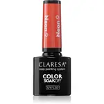Claresa SoakOff UV/LED Color Neon gelový lak na nehty odstín 9 5 g