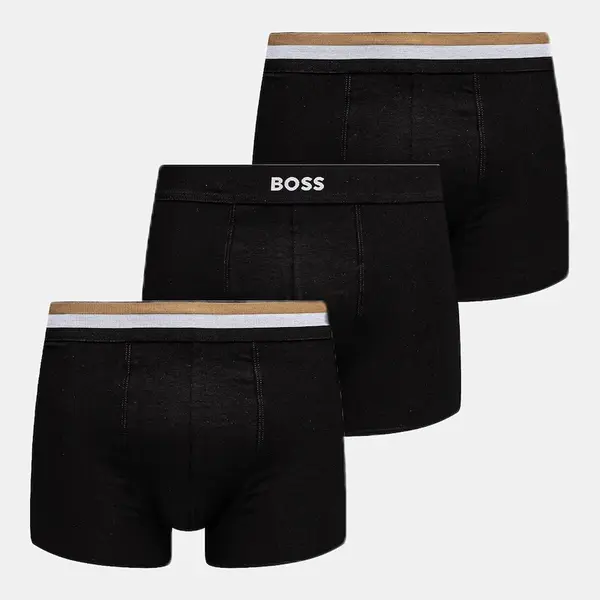 Boxerky BOSS 2-pack pánské, černá barva, 50531484
