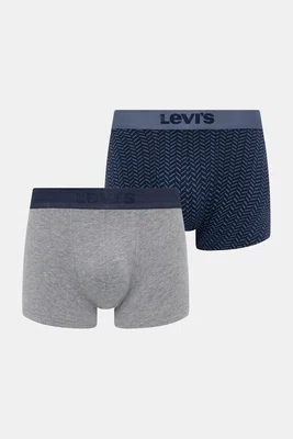 Boxerky Levi's 2-pack tmavomodrá barva, 37149-1112