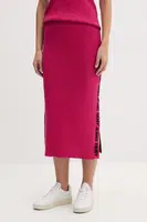 Sukně Dkny černá barva, midi, pouzdrová