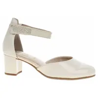 Jana společenské dámské 8-24476-42 beige patent 37