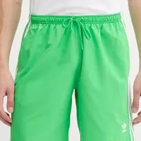 Plavkové šortky adidas Originals Adicolor zelená barva, JX2689
