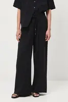 Kalhoty Medicine dámské, černá barva