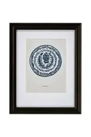 Nástěnná dekorace House Doctor HDGia 30 x 23 cm tmavomodrá barva