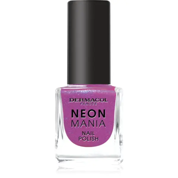 Dermacol Neon Mania lak na nehty odstín 3 Purple Pulse 5 ml