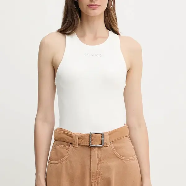 Top Pinko bílá barva, 100822 A2RC