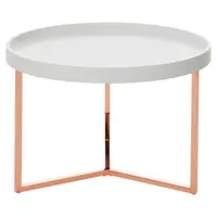 MID.YOU KONFERENČNÍ STOLEK, bílá, kompozitní dřevo, dřevo, 58,5/58,5/42 cm