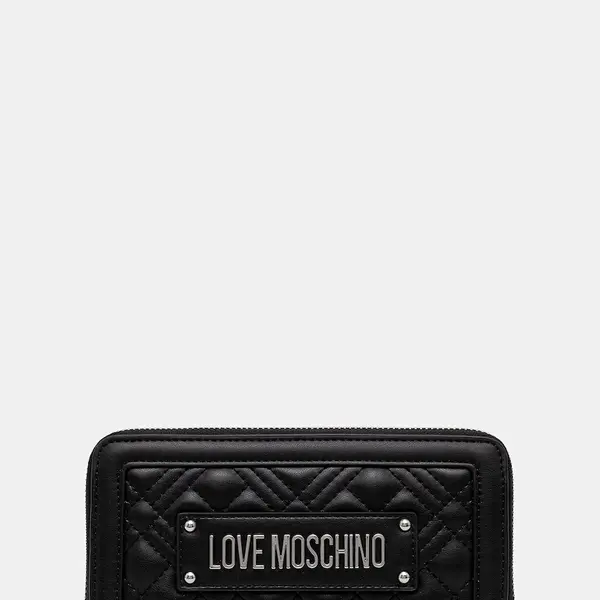 Peněženka Love Moschino dámská, černá barva, JC5600PP1NLA000B