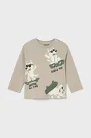 Dětské bavlněné tričko s dlouhým rukávem Mayoral