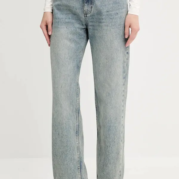 Džíny Guess Originals dámské, medium waist, M5GG51 D5MKF
