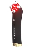 Přístroj pro modelování obličeje s LED diodami a dvojitým mikroproudem FOREO FAQ 402 černá barva