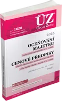 ÚZ č. 1620 - Oceňování majetku, Cenové předpisy, 2025