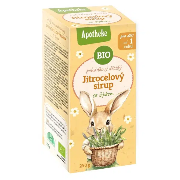 APOTHEKE Sirup dětský jitrocelový se šípkem BIO 250 g