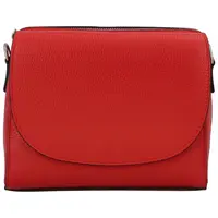 Dámská kožená crossbody kabelka červená - Delami Juliane