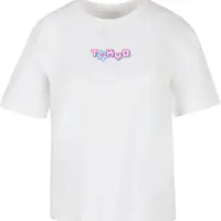 Dámské neonové tričko Tokyo Dragon - bílé