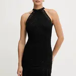 Šaty Guess NEW LIZA černá barva, mini, W5YK0C KCS90