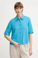 Lněná košile United Colors of Benetton