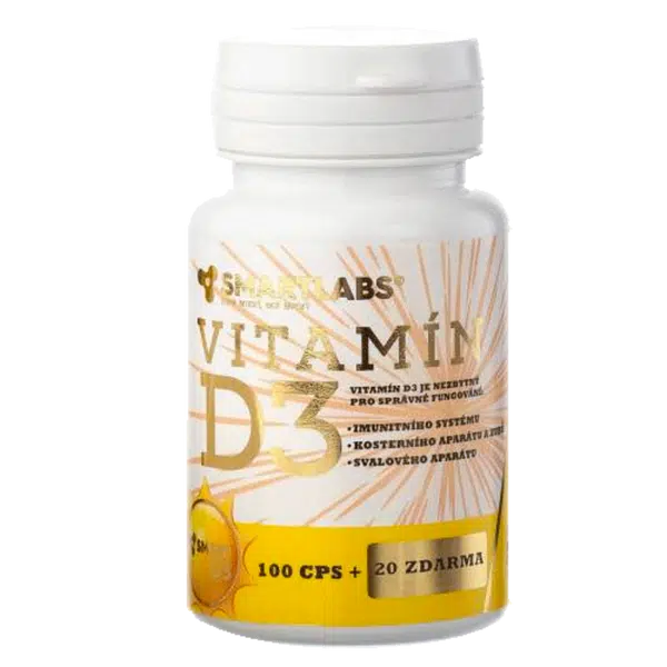 Smartlabs Vitamín D3 4000IU - 120 kapslí
