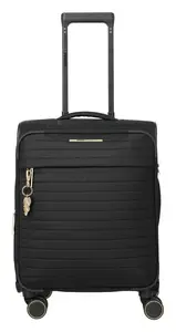 Textilní palubní kufr Travelite BARBARA Stepp S Black