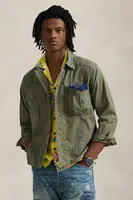 Bavlněná košile Polo Ralph Lauren zelená barva, regular, s klasickým límcem, 710956947
