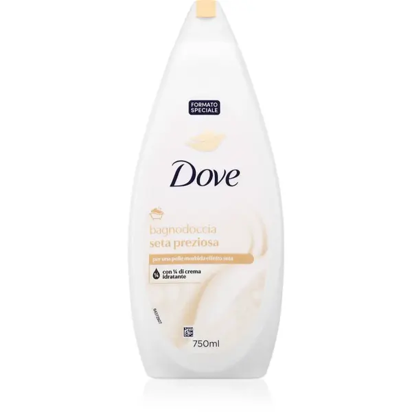 Dove Precious Silk Shower Gel sprchový gel pro jemnou a hladkou pokožku 750 ml