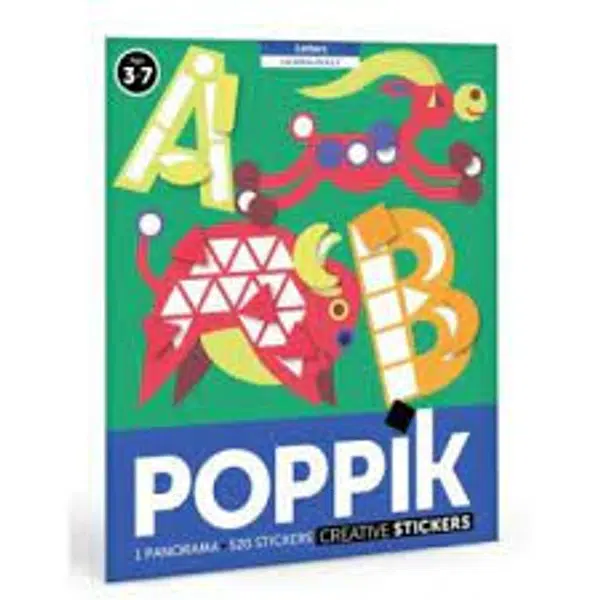POPPIK Samolepkové panorama Abeceda