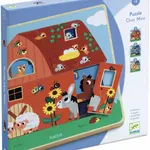 Třívrstvé vkládací puzzle Statek